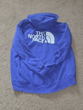 The North Face Royal Blue Logo Pullover Hoodie